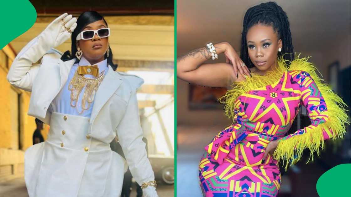 Bontle Modiselle and Lady Du dances in a video Bontle Modiselle and Lady Du dances in a video