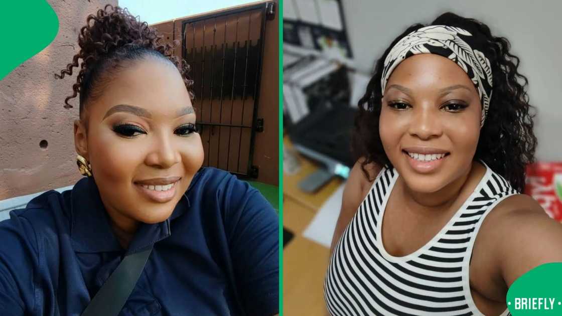 A woman showcased the dresses she ordered vs what she got in a TikTok video. A woman showcased the dresses she ordered vs what she got in a TikTok video.