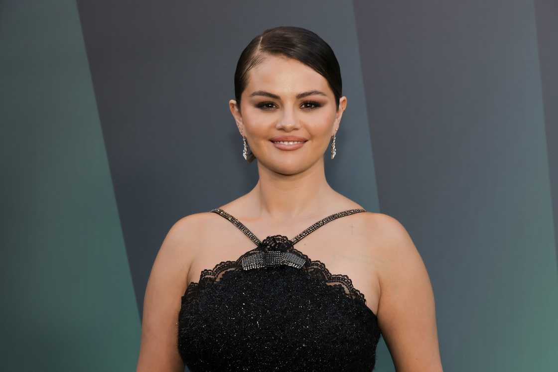 Selena Gomez attends the Season 4 premiere of Hulu's "Only Murders In The Building" at Paramount Studios in Los Angeles, California Selena Gomez attends the Season 4 premiere of Hulu's "Only Murders In The Building" at Paramount Studios in Los Angeles, California
