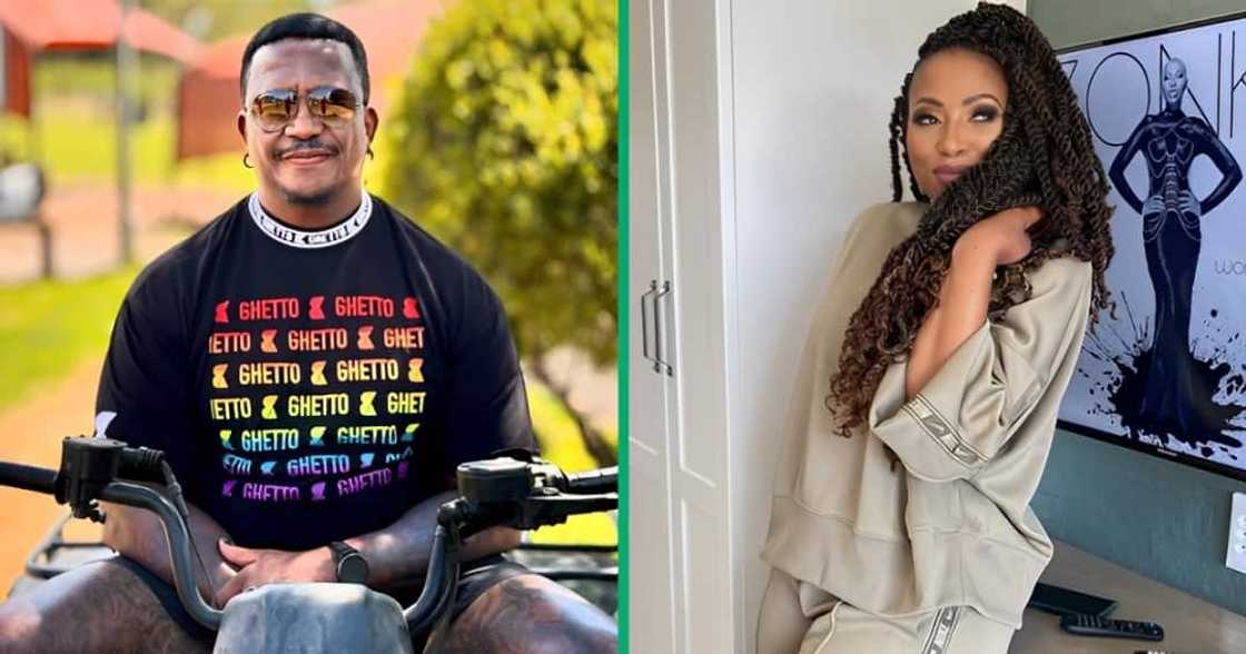 DJ Fresh says he has a crush on Zonke. DJ Fresh says he has a crush on Zonke.