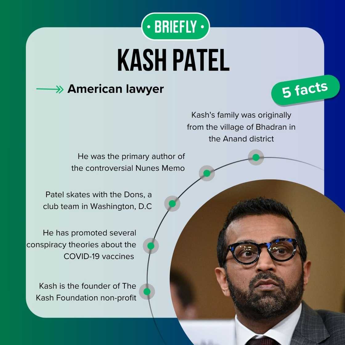 Kash Patel's facts Kash Patel's facts