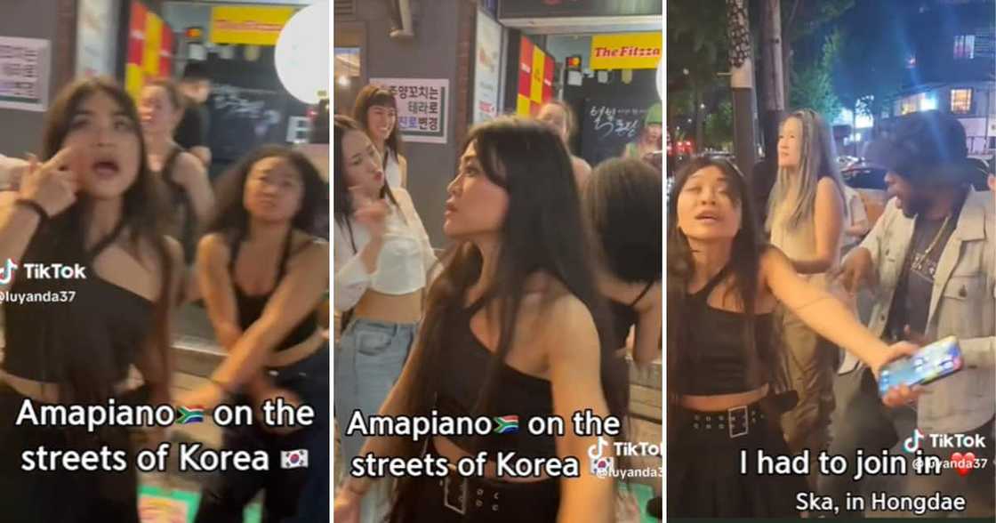 TikTok user @luyanda37 was in Korea and filmed Korean people grooving to amapiano TikTok user @luyanda37 was in Korea and filmed Korean people grooving to amapiano
