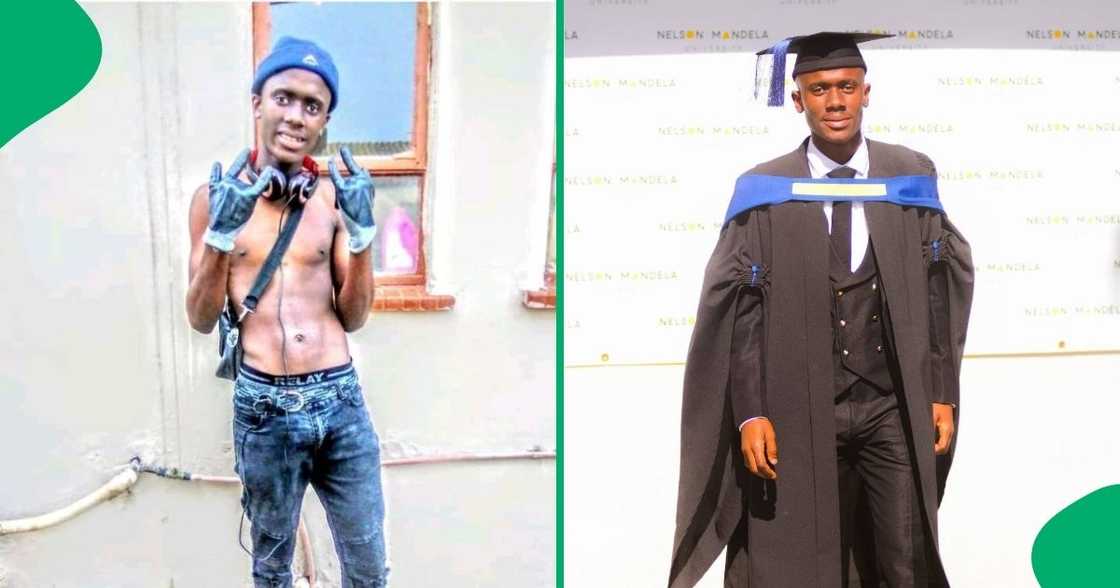 A young gentleman shared his journey from drug addiction to graduation. A young gentleman shared his journey from drug addiction to graduation.