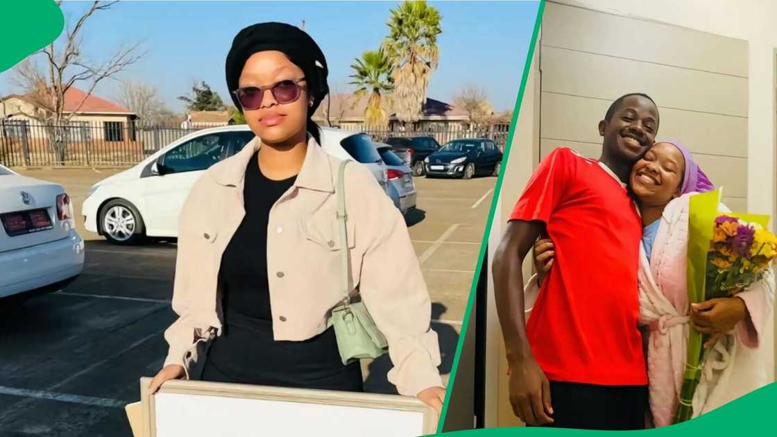 A TikTok video shows a woman grieving her boyfriend's tragic death. A TikTok video shows a woman grieving her boyfriend's tragic death.