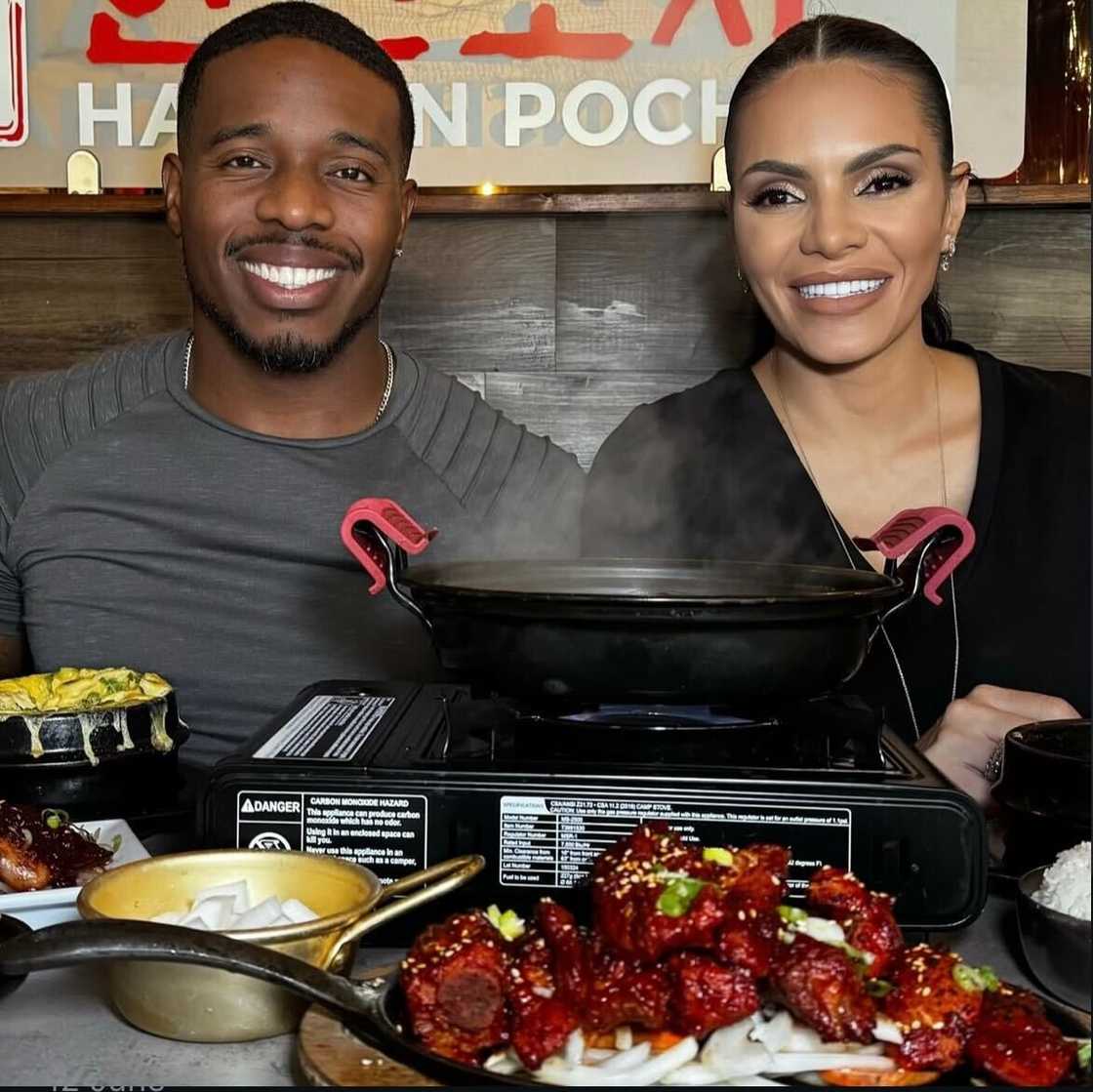 An American content creator got hit by a car mid-vlog while inside a restaurant. An American content creator got hit by a car mid-vlog while inside a restaurant.