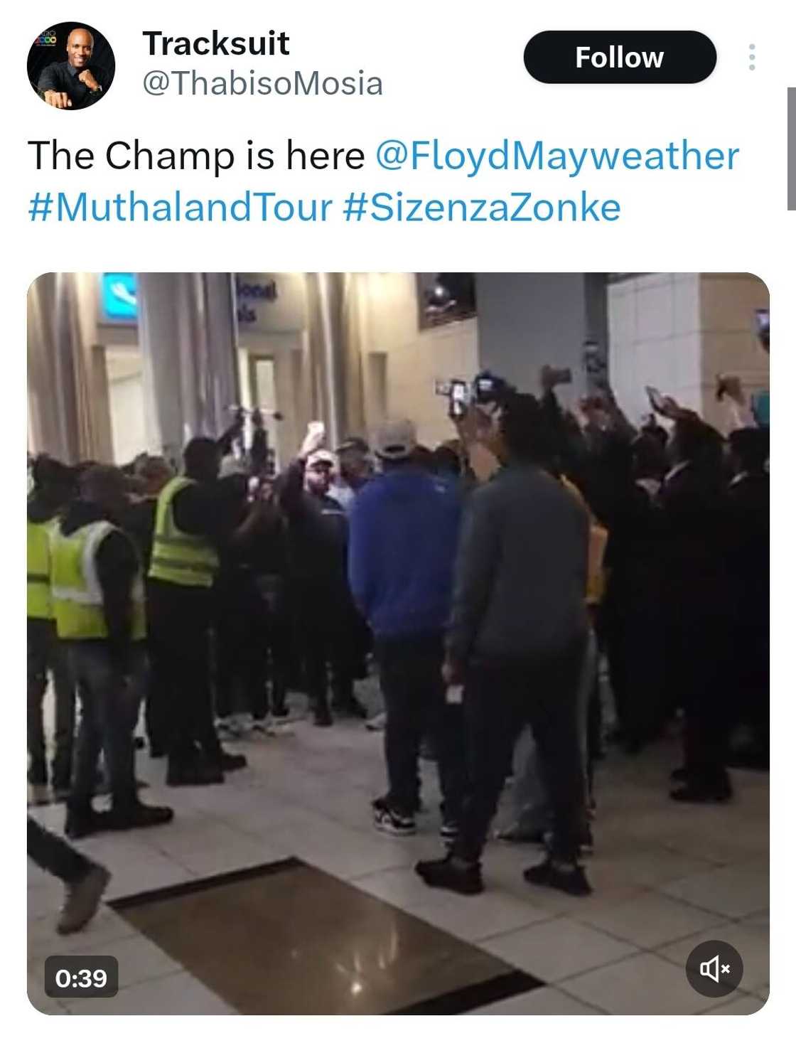 Floyd has arrived