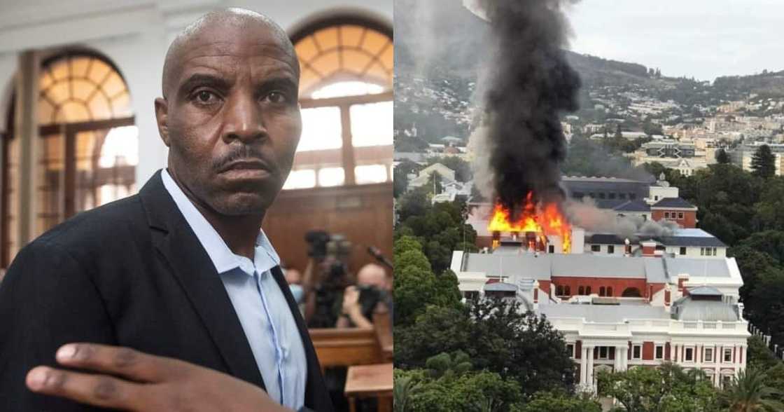 Zandile Mafe, Parliament Arson, Court case Zandile Mafe, Parliament Arson, Court case