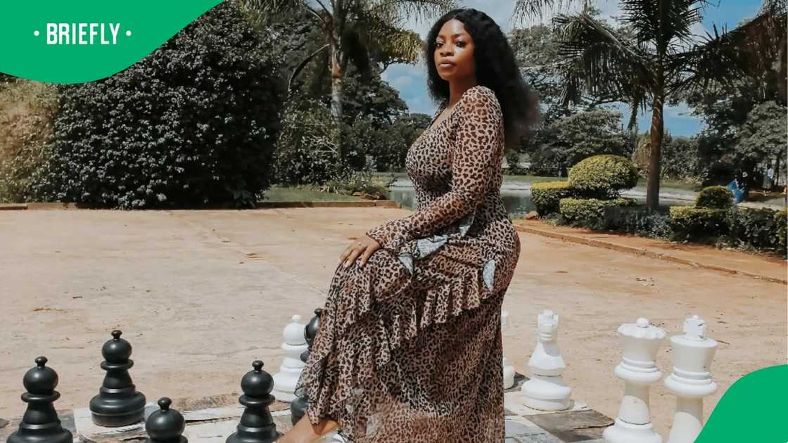 Woman shows bizarre shoes at The Fix