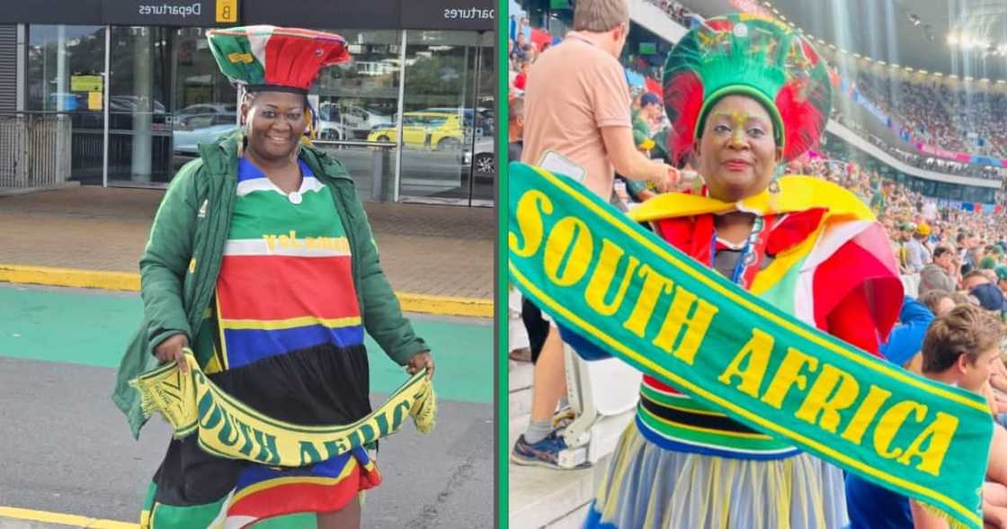 Mzansi hypes Mama Joy as she flexed her expensive luxury apparel Mzansi hypes Mama Joy as she flexed her expensive luxury apparel