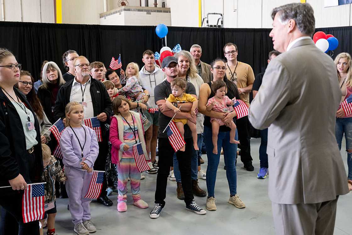 Afrikaners are in the United States after accepting Donald Trump's offer to be refugees Afrikaners are in the United States after accepting Donald Trump's offer to be refugees