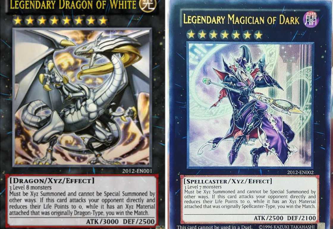 Legendary Dragon of White and Legendary Magician of Dark