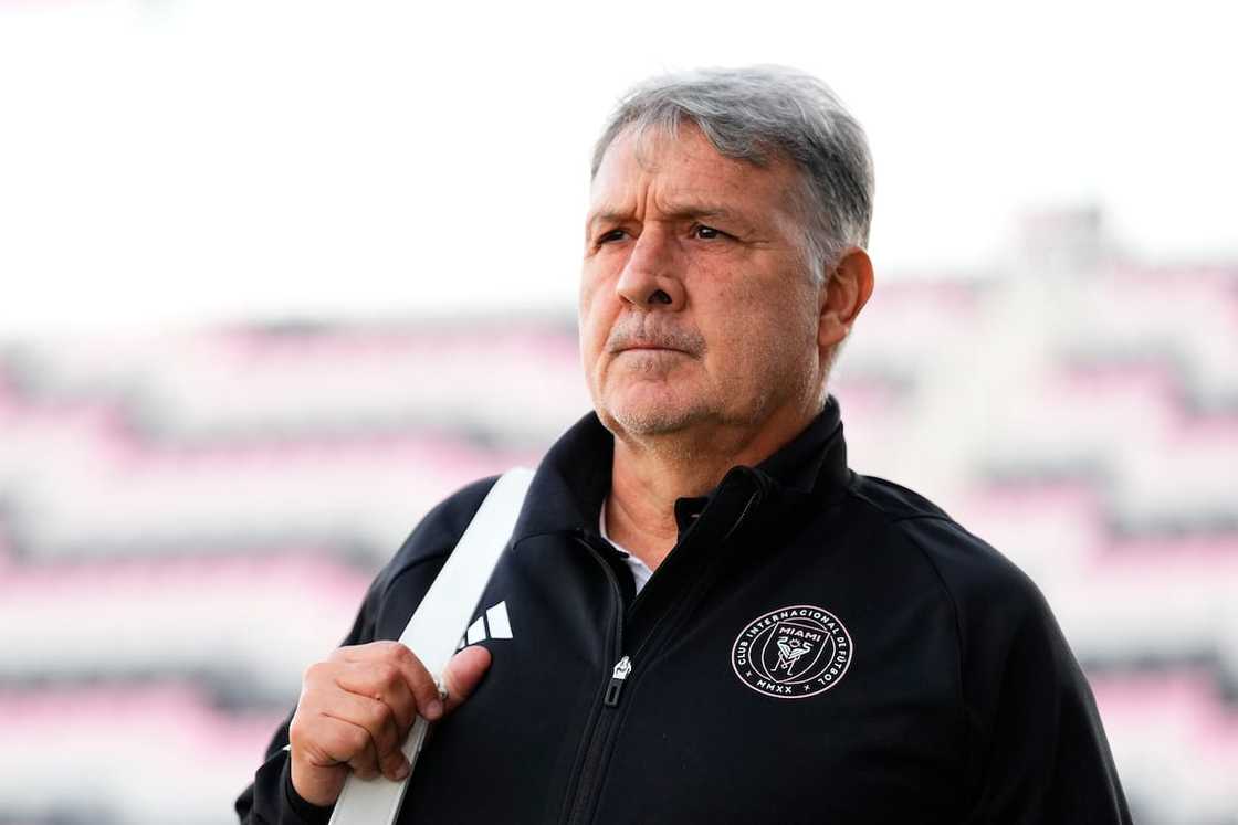 Gerardo Martino of Inter Miami CF arrives before a friendly match against Newell's Old Boys Gerardo Martino of Inter Miami CF arrives before a friendly match against Newell's Old Boys