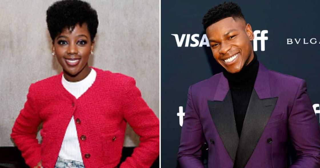Thuso Mbedu and John Boyega Thuso Mbedu and John Boyega