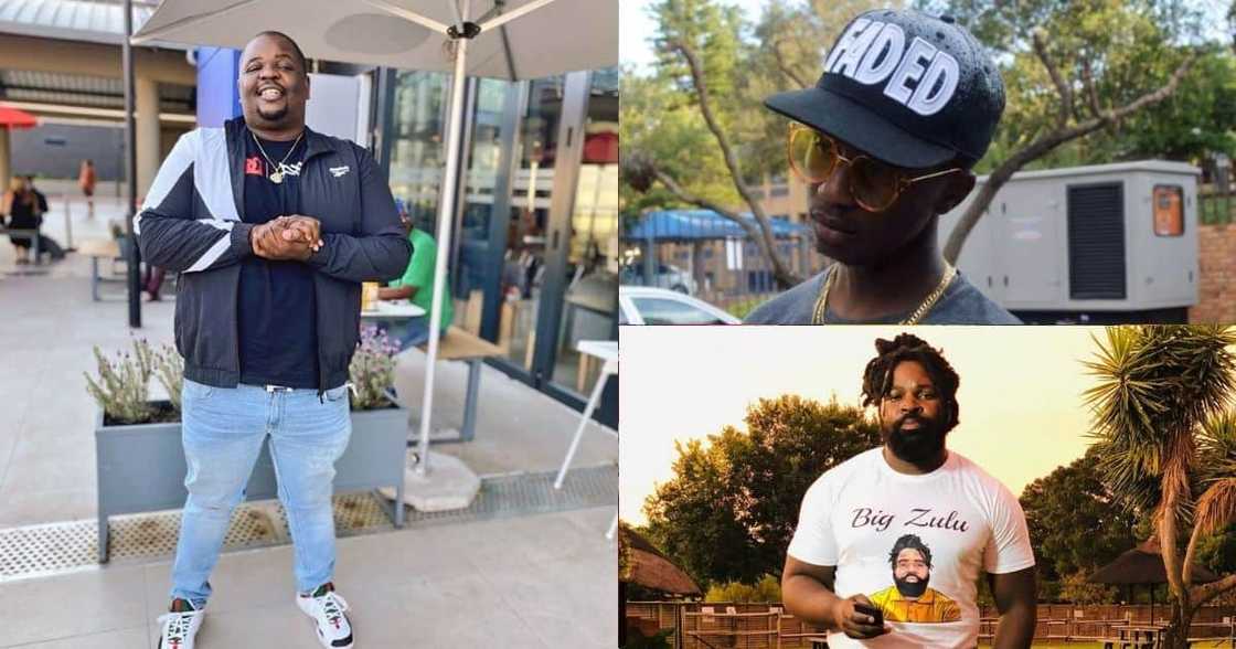 Zakwe shares throwback pic with Big Zulu and Emtee, fans react Zakwe shares throwback pic with Big Zulu and Emtee, fans react
