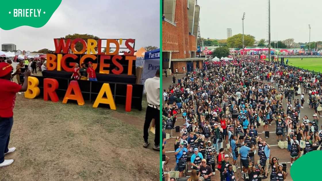 Thousands of people attempted to break the world record for the largest braai.