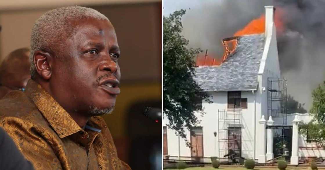 Free state Premier Mxolisi Dukwana’s residence caught fire Free state Premier Mxolisi Dukwana’s residence caught fire