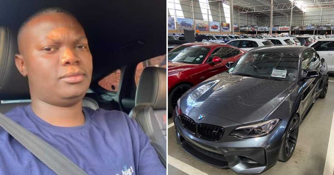 Twitter user @JosiahThobejane and the 2016 BMW M2 Twitter user @JosiahThobejane and the 2016 BMW M2