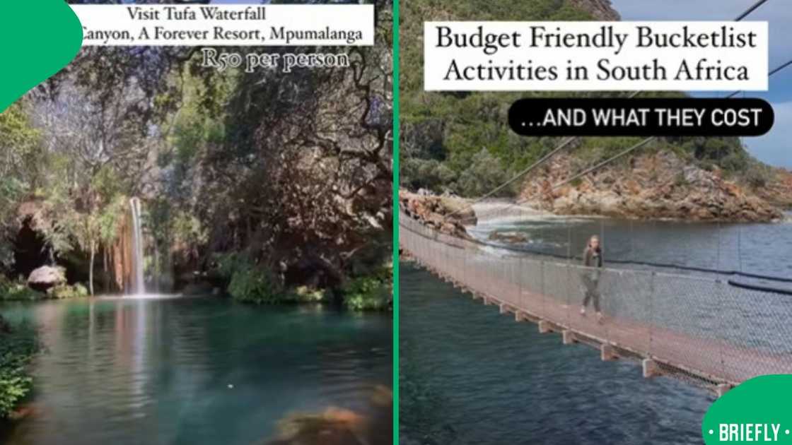 A screenshot of the Facebook travel guide post, showing the destinations and their affordable prices A screenshot of the Facebook travel guide post, showing the destinations and their affordable prices