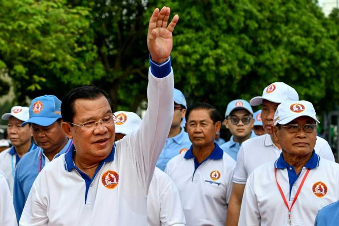 Prime Minister Hun Sen backed down from threats to block Facebook, but said its representatives would not be welcome in Cambodia Prime Minister Hun Sen backed down from threats to block Facebook, but said its representatives would not be welcome in Cambodia