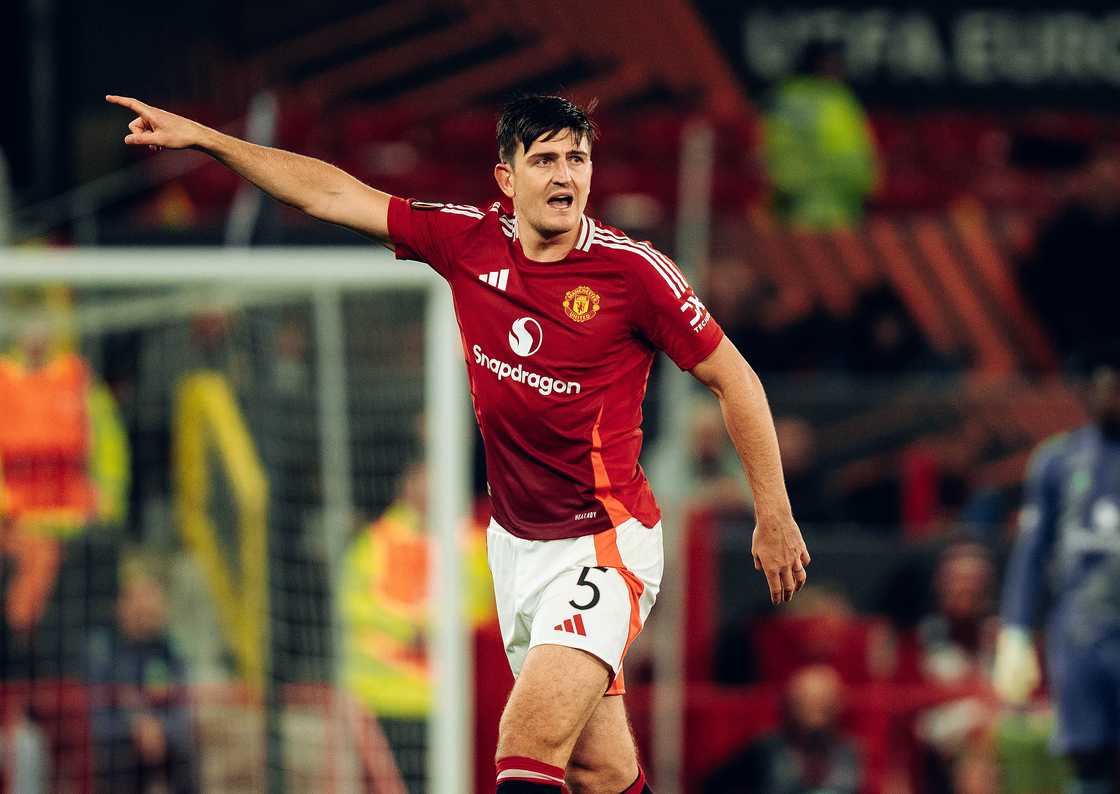 Harry Maguire in Manchester, England Harry Maguire in Manchester, England