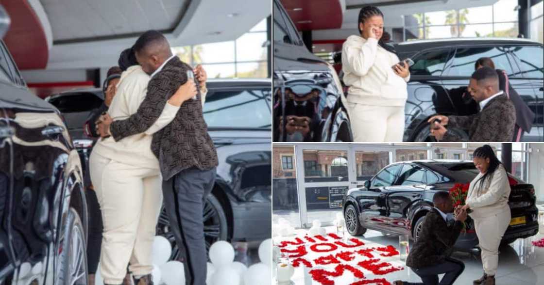 Man, Proposal, Fancy Car, Twitter reactions Man, Proposal, Fancy Car, Twitter reactions