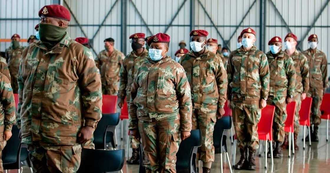 South African National Defence Force, Deployed, riots, in KZN, Gauteng South African National Defence Force, Deployed, riots, in KZN, Gauteng