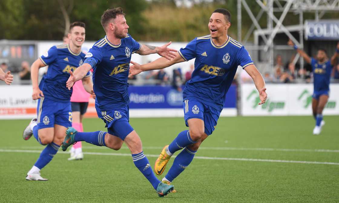 Cove Rangers and Raith Rovers at Balmoral Park