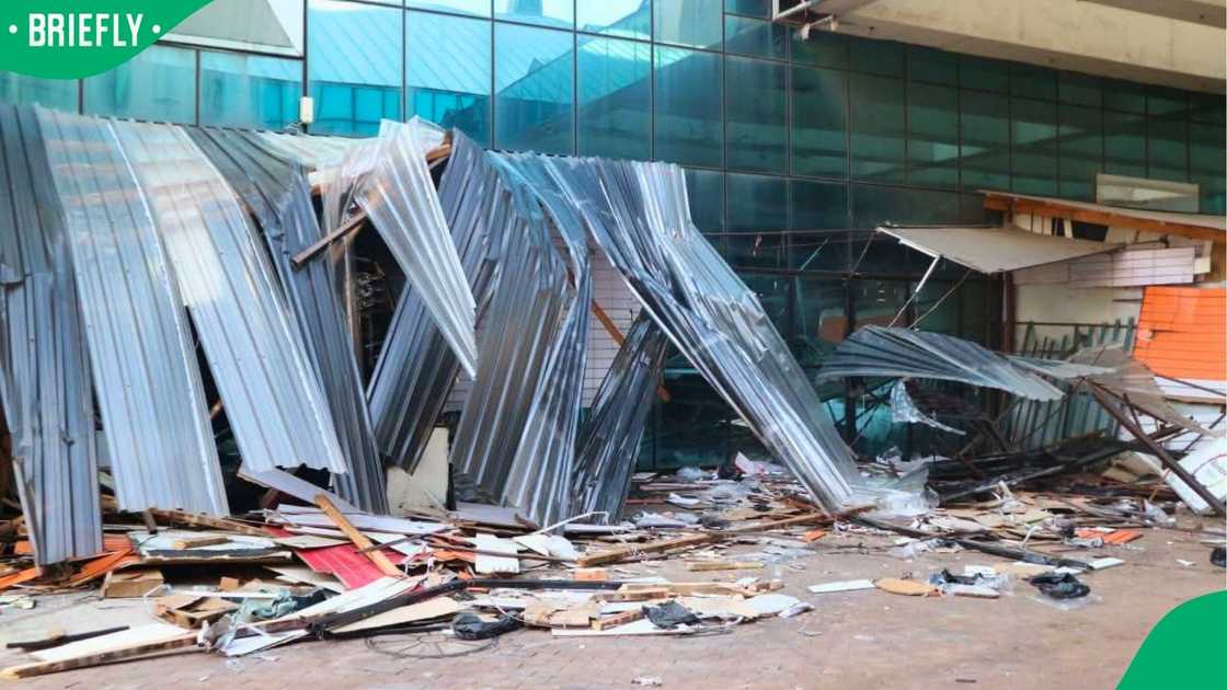Cleanup operations have taken place in the Johannesburg CBD