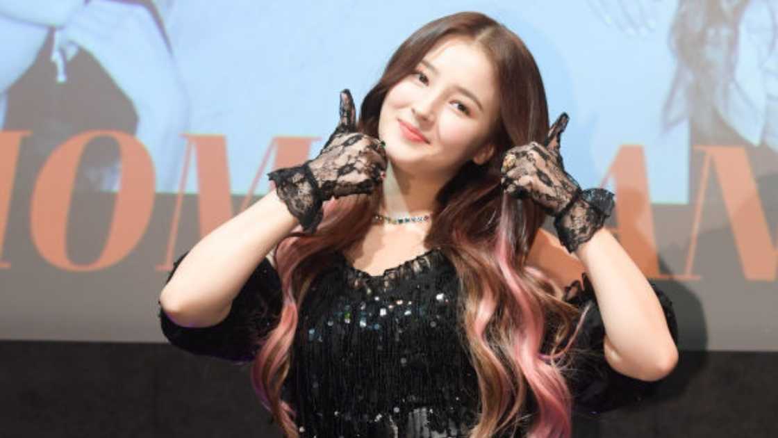 Nancy of Momoland in Seoul, South Korea. Nancy of Momoland in Seoul, South Korea.