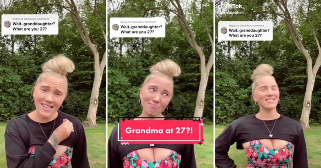 TikTok user Amber Boone who is a grandmother TikTok user Amber Boone who is a grandmother