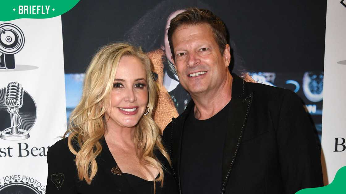 Shannon Beador and John Janssen during LA Fashion Week