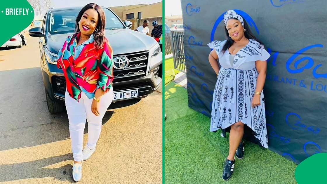 A woman showcased her backroom, which wowed South Africans with its interior design, impressing with style and elegance.