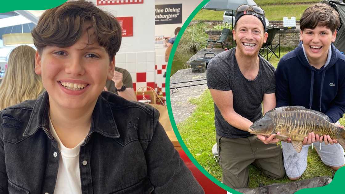 Joe Swash and his son Hary Swash Joe Swash and his son Hary Swash