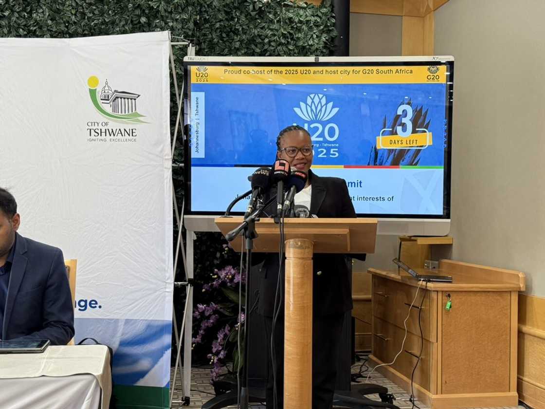 Tshwane mayor Dr Nasiphi Moya held a Space to discuss the Reclaim Our City operation Tshwane mayor Dr Nasiphi Moya held a Space to discuss the Reclaim Our City operation