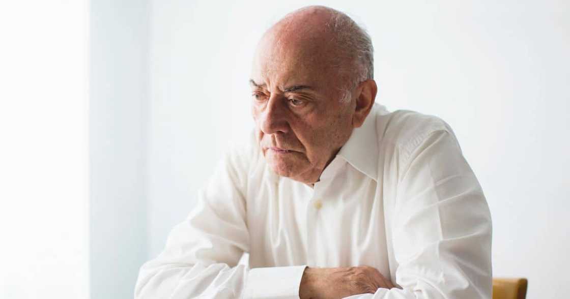 Sad old man has to pay ex-wife millions for divorce maintenance. Sad old man has to pay ex-wife millions for divorce maintenance.