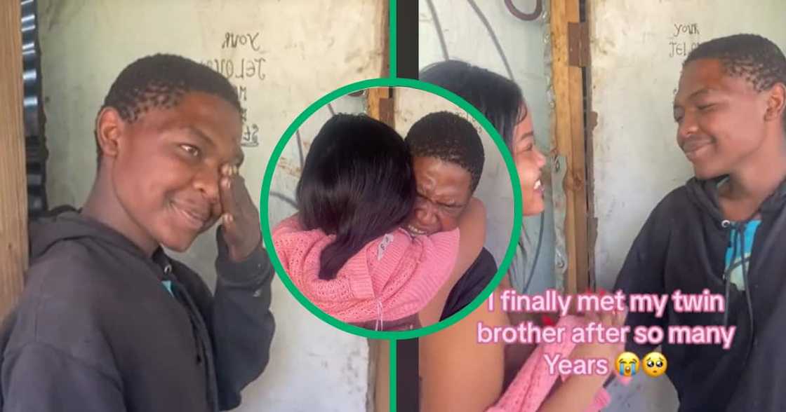 TikTok video of twins reunited after years TikTok video of twins reunited after years