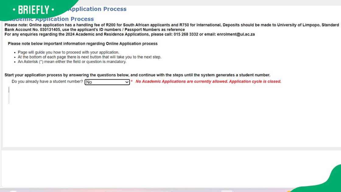 UL applicatiion window UL applicatiion window