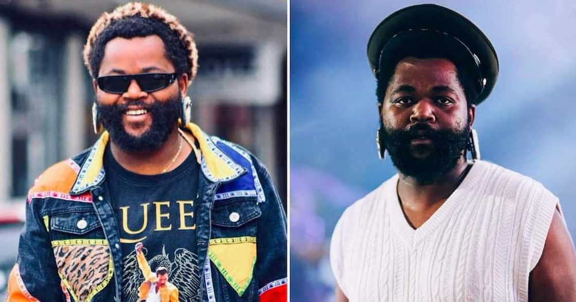 Sjava on listening to Beyoncé Knowles' music. Sjava on listening to Beyoncé Knowles' music.