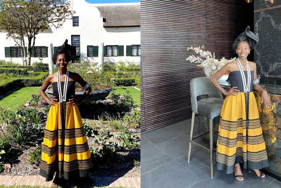 Umbhaco Xhosa traditional attire