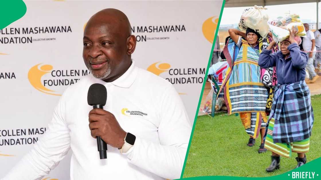 The generous act was part of his foundation's continued festive season generosity initiative The generous act was part of his foundation's continued festive season generosity initiative