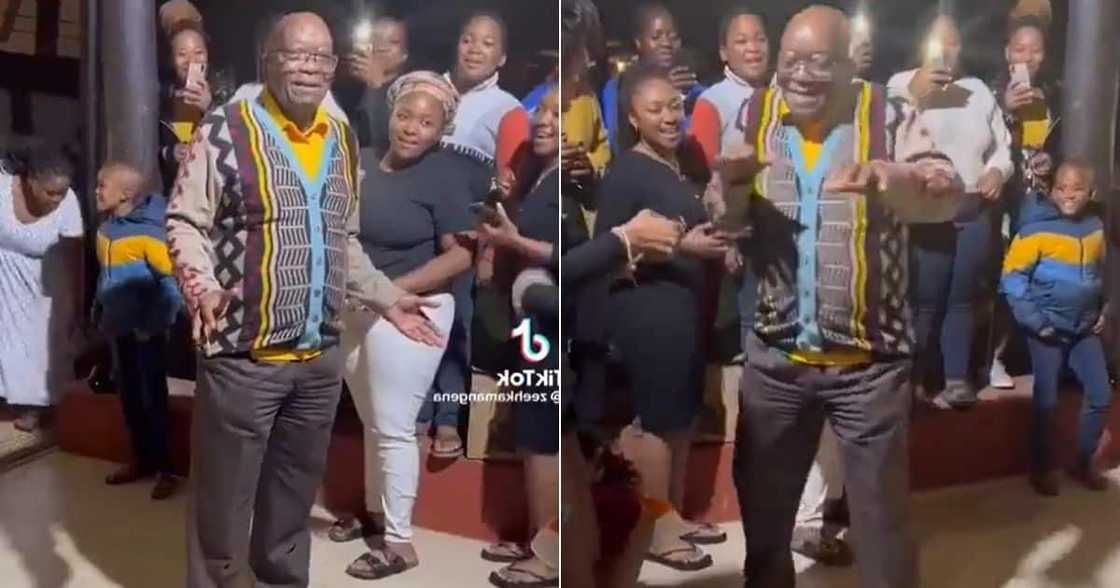 Jacob Zuma dances and goes viral Jacob Zuma dances and goes viral