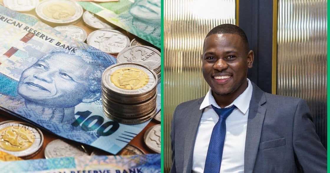 South African money on the left, Tinashe Zano on the right. South African money on the left, Tinashe Zano on the right.