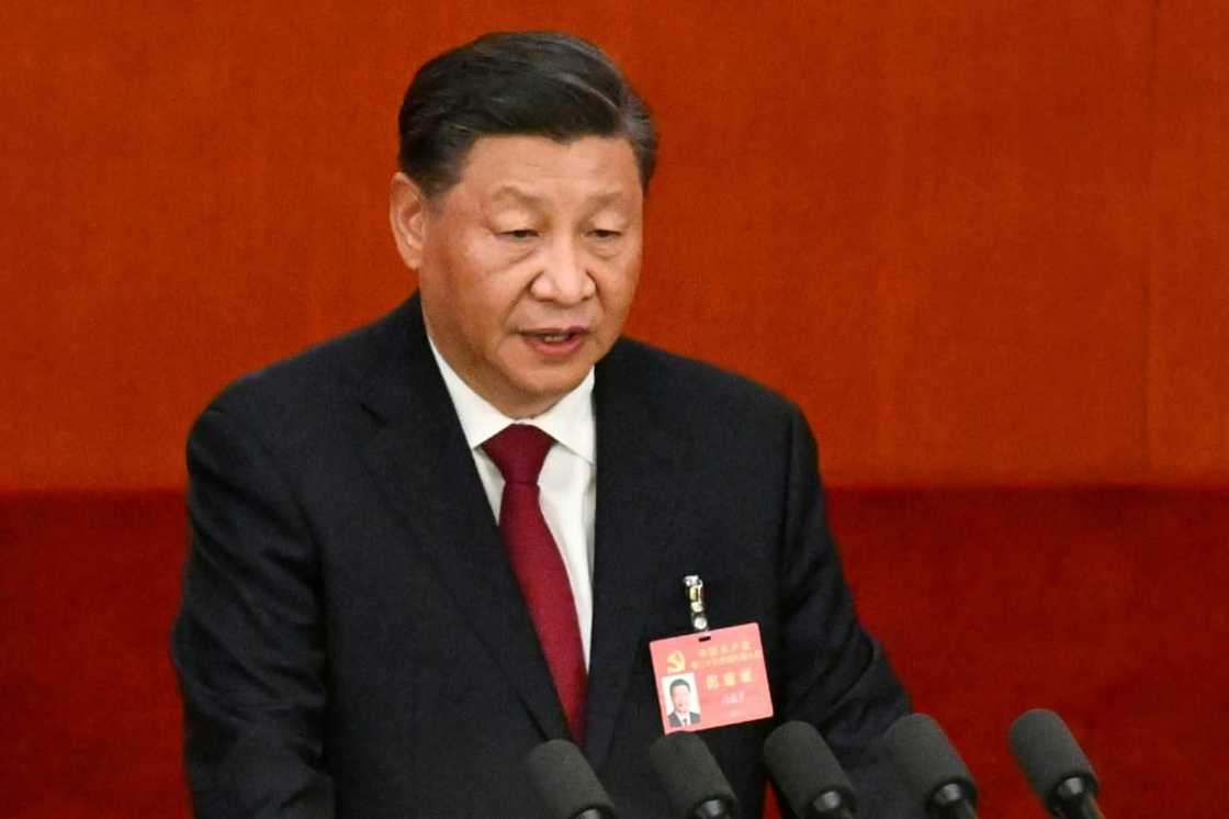 Chinese President Xi Jinping touted his government's achievements at the 20th Communist Party Congress on Sunday