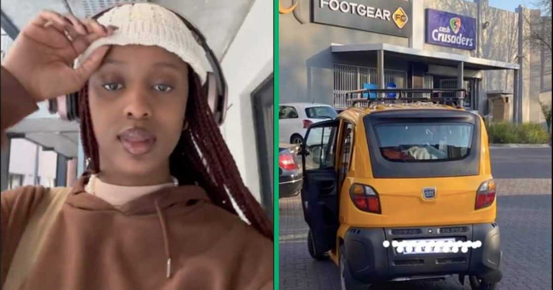 A woman requested a Bolt taxi and got a Bajaj instead A woman requested a Bolt taxi and got a Bajaj instead