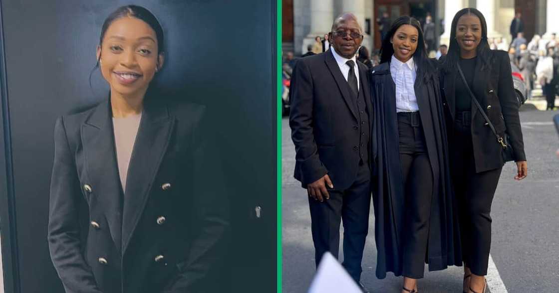 The law graduate studied at the University of the Free State The law graduate studied at the University of the Free State
