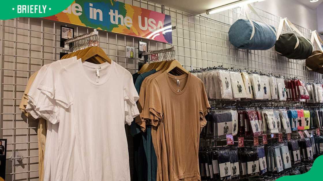 American Apparel's store in New York City in 2014 American Apparel's store in New York City in 2014