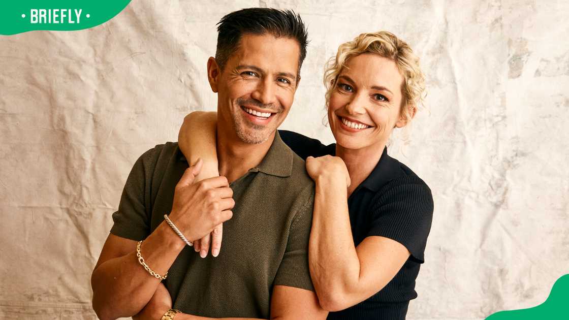 Jay Hernandez and Perdita Weeks in Pasadena, California