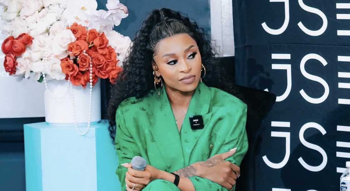 DJ Zinhle spoke about partners sharing toothbrushes