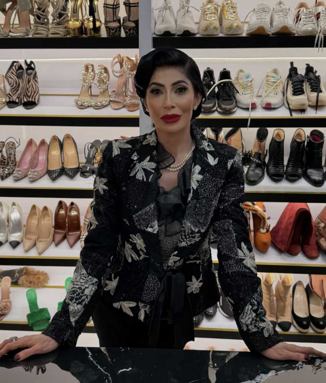 Social media users don't believe that Sorisha Naidoo shops at Miladys