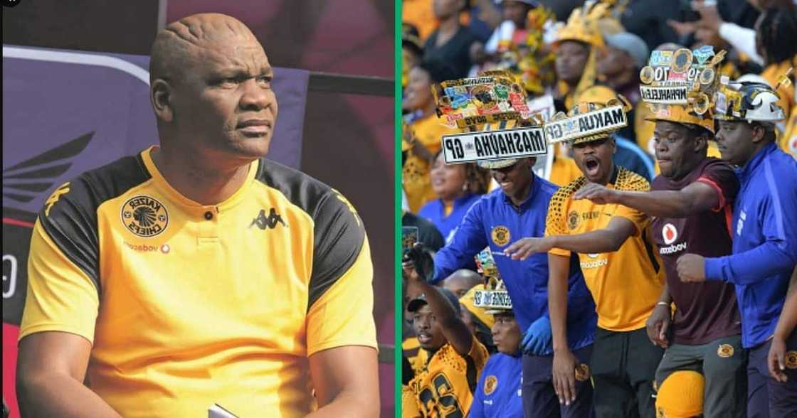 Molefi Ntseki, Kaizer Chiefs fans Molefi Ntseki, Kaizer Chiefs fans